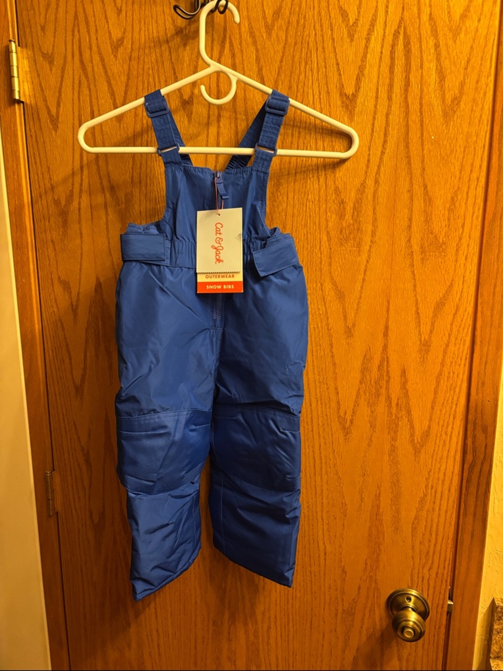 Cat & Jack Royal Blue Snow Bib Overalls
